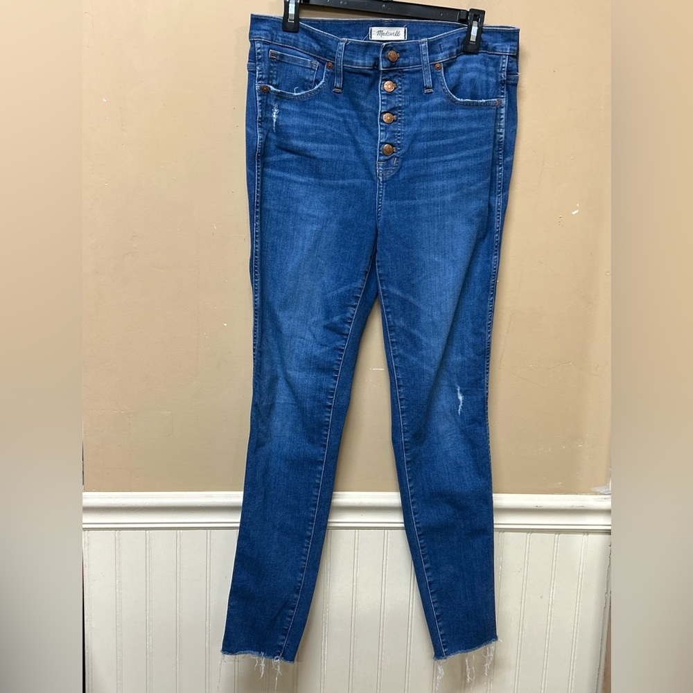 Madewell Women’s 10” High Rise Skinny Jeans Size 31T Tall Inseam 29